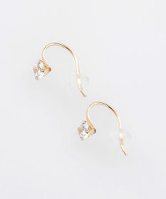 Phoebe 【K10】ブリリアンフックピアス ゴールド