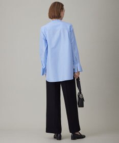 ICB L 【洗える】 トリアセコットンタイプライター シャツブラウス