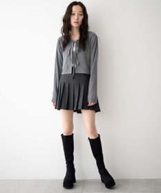 WEGO ストーム付きワイドヒールロングブーツ