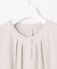 ANY SIS フロントタックバイカラー ブラウス