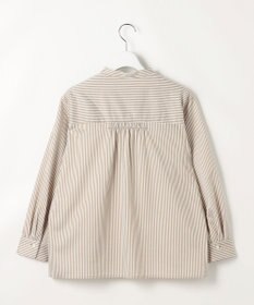 J.PRESS LADIES ストライプジャガード バンドカラー カットソー