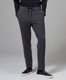 JOSEPH HOMME 【オリジナル素材 /ウエストゴム仕様】ライトタックジャージー  ドロスト付テーパードパンツ / PEGG CONVERTIBLE