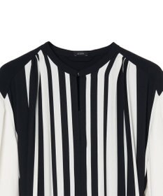 JOSEPH ストライプクレープ　プリーツドレス