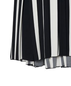 JOSEPH ストライプクレープ　プリーツドレス