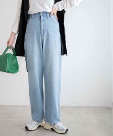 WEGO ルーズストレートデニムパンツ