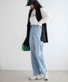 WEGO ルーズストレートデニムパンツ