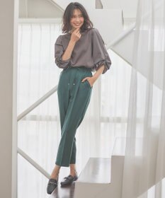 ANY L 【洗濯機可】着映える袖ねじりトップス