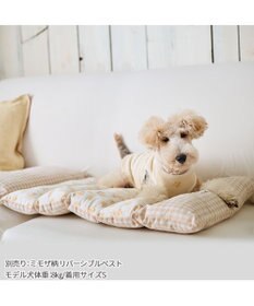 PET PARADISE ペットパラダイス ごろ寝マット 《ミモザ柄》 小型犬