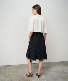 GRACE CONTINENTAL ケープスリーブシアージャケット