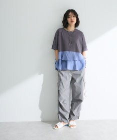 Green Parks サテンティアードドッキングプルオーバー