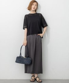 23区 S 【洗える】スパンコールシアー ニットT