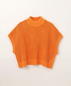 GRACE CONTINENTAL メッシュルーズニットトップ