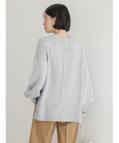 AMERICAN HOLIC サイドスリット袖ボリュームニットプルオーバー