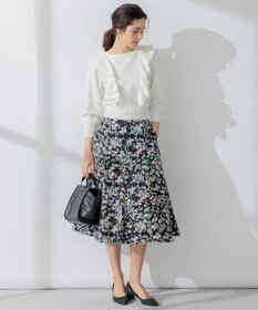 組曲 【洗える】Elenaラッフル ニット