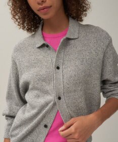 ATON SILK WASHI LILIYARN | ポロニットカーディガン