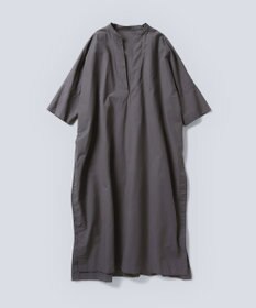 WHITE MAILS COTTON PAPER COMPACT POPLIN KAFTAN ドレス