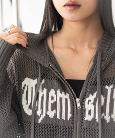 WEGO ジャガードメッシュパーカー