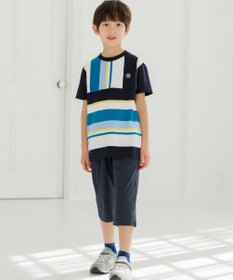J.PRESS KIDS 【140-170cm】50/2 マルチボーダー Tシャツ