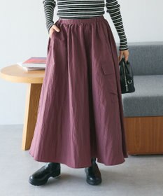 CRAFT STANDARD BOUTIQUE ナイロンワークギャザースカート