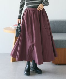 CRAFT STANDARD BOUTIQUE ナイロンワークギャザースカート