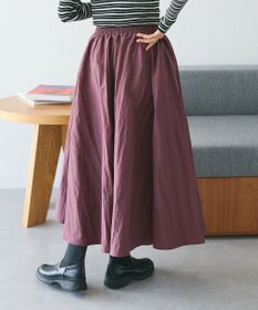CRAFT STANDARD BOUTIQUE ナイロンワークギャザースカート