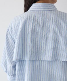 CRAFT STANDARD BOUTIQUE ストライプラグランタックシャツ