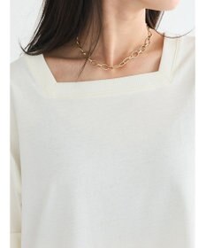 CRAFT STANDARD BOUTIQUE 接触冷感/抗菌防臭/ 前後2WAY半袖スクエアネックTee