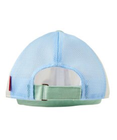 MIKI HOUSE HOT BISCUITS 【44-54cm】 ストライプ ロゴメッシュキャップ