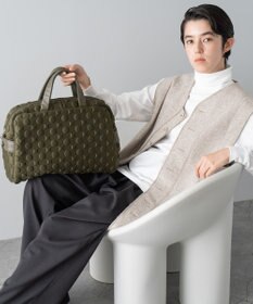 MIYABIYA 【撥水加工】La quoh with kirakaracho 南蛮七宝エンボスボンディング ボストン