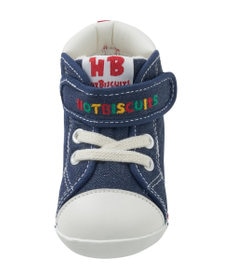 MIKI HOUSE HOT BISCUITS 【11.5-13.5cm】 かかと顔ドン デニム ファーストベビーシューズ