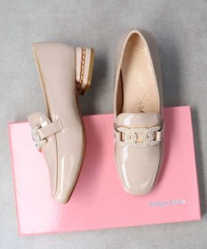 Bridget Birkin 【Bridget Birkin】パールヒールビジューバックルローファー