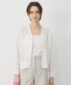 ICB L シアージャカード ニットブルゾン