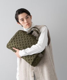 MIYABIYA 【撥水加工】La quoh with kirakaracho 南蛮七宝エンボスボンディング ボストン