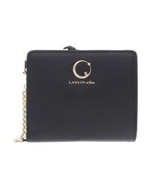 LANVIN en Bleu ルナ Lファスナー二つ折り財布