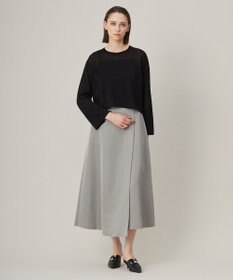 ICB 【洗える】トリアセブライトツイル  フレアスカート