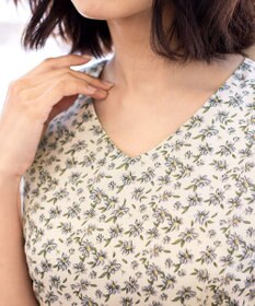 Tiaclasse 【洗える】華やかに着こなせる花柄ワンピース