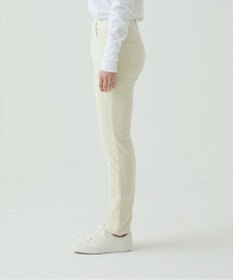 caqu スリムストレート 裏起毛コーデュロイパンツ