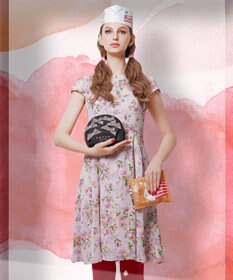 TOCCA 【洗える！】WATERCOLOR HARMONY ドレス