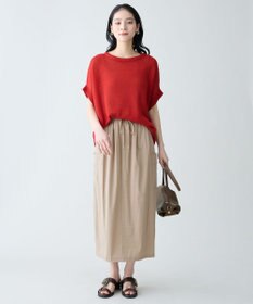 ANY ラミータッチオーバーニット