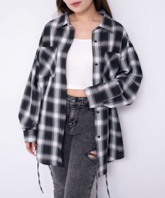 WEGO 2WAYオフショルシャツ