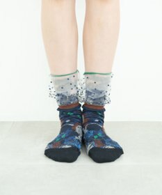 COQ LANDSCAPE シアーハイソックス