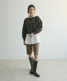 Green Parks ａ．バックレースアップスウェット