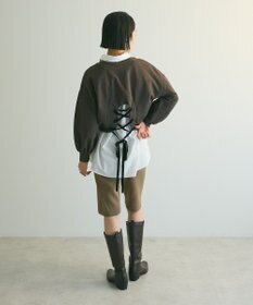 Green Parks ａ．バックレースアップスウェット