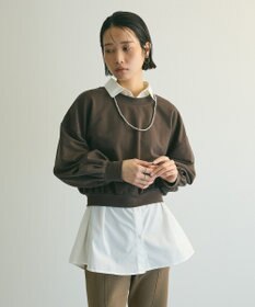 Green Parks ａ．バックレースアップスウェット