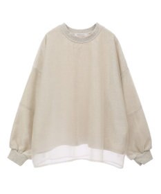 AMERICAN HOLIC オーガンジーレイヤードスウェット