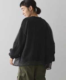 AMERICAN HOLIC オーガンジーレイヤードスウェット