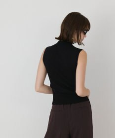 GRACE CONTINENTAL ビジューリブニットトップ