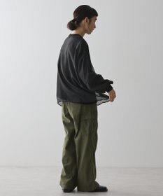 AMERICAN HOLIC オーガンジーレイヤードスウェット