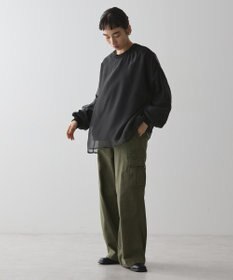 AMERICAN HOLIC オーガンジーレイヤードスウェット