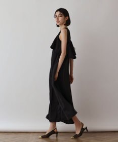 GRACE CONTINENTAL サテンレイヤードワンピース